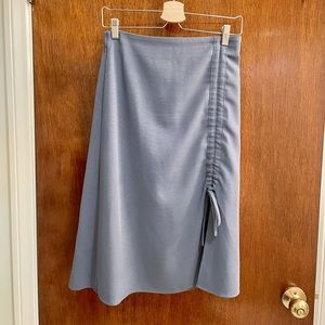 Oak + Fort Blue Midi Skirt